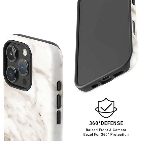 Taupe Marble iPhone 16 Pro Magsafe Impact Case